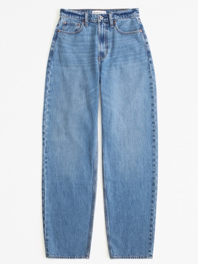 Abercrombie & Fitch Taper Jeans Curve Love High Rise Jeans